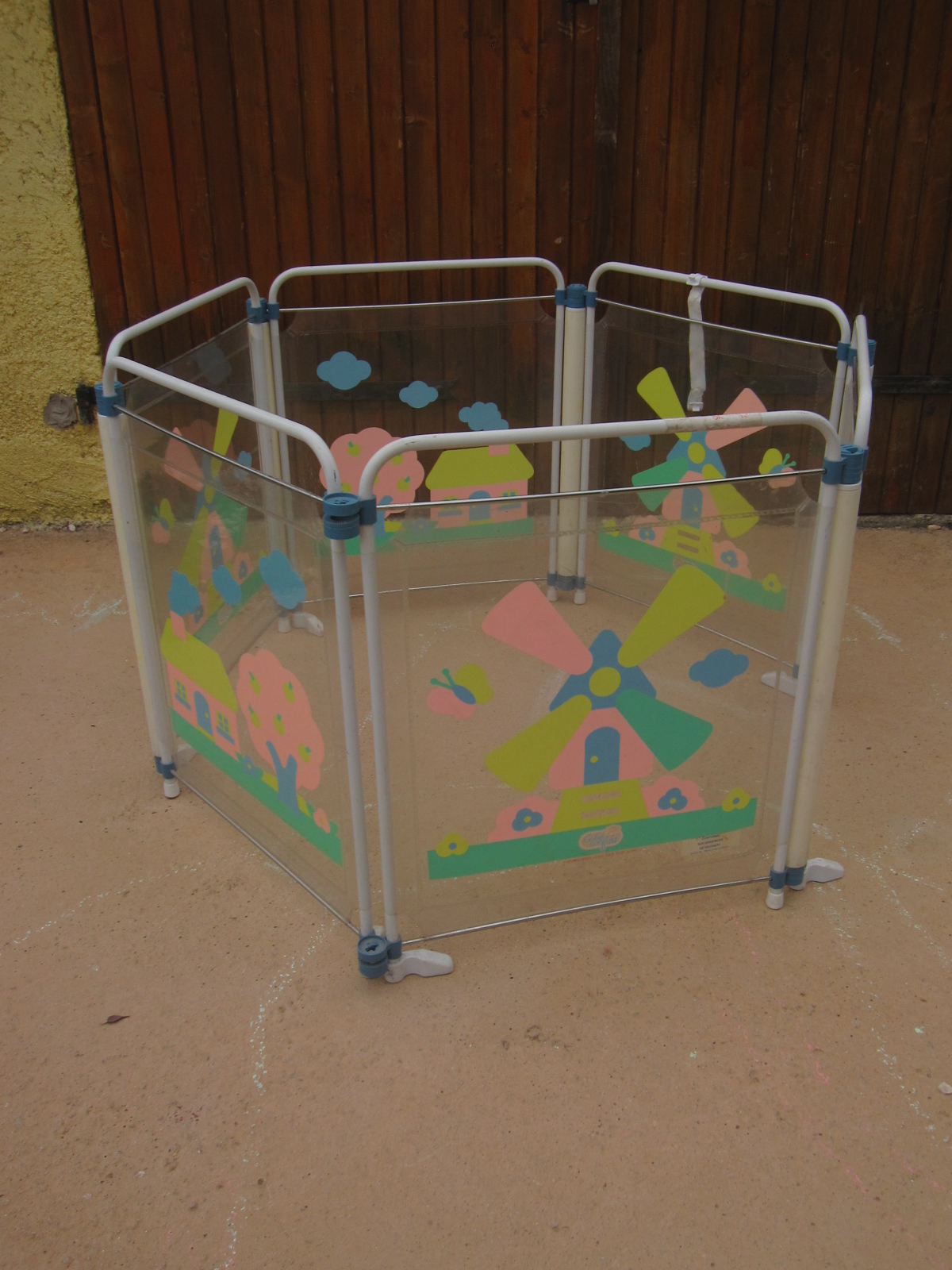Parc bébé confort modulable hexagonal parois plastique
